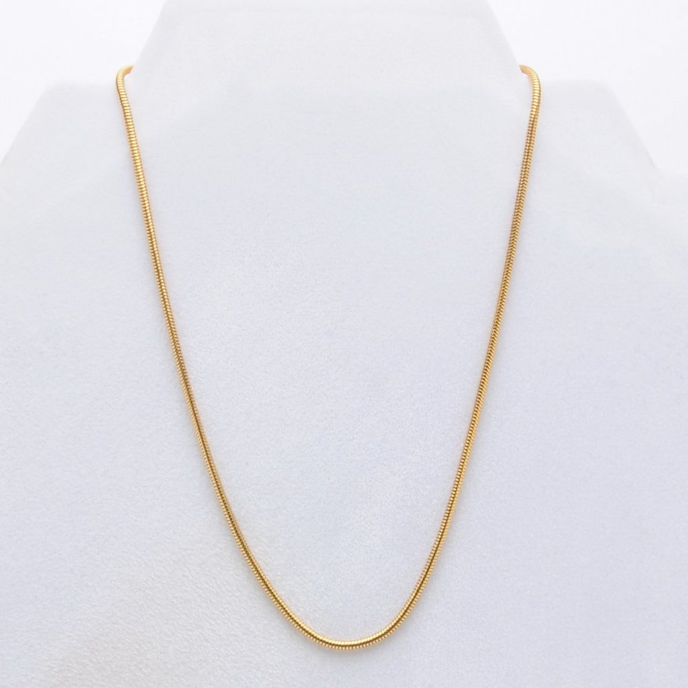 Golden Snake Choker Chain Necklace - *FREE with minimum purchase